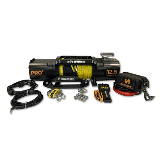 PRO+ Series Electric Winch 12, 500lb 12V Foot Down