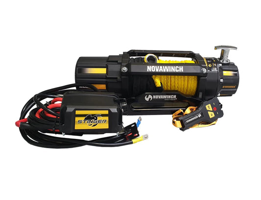 Stinger+ Electric Winch 12,000lb 12V with Wireless Remote
