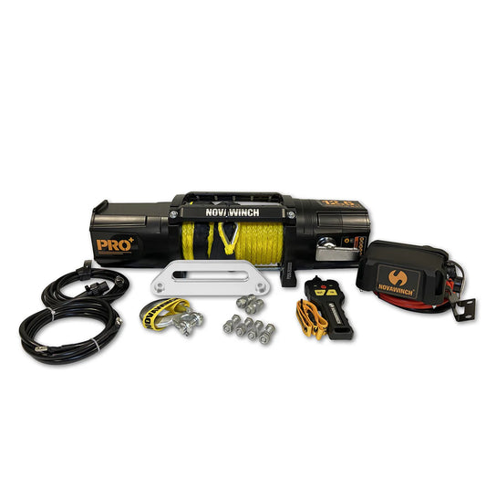 PRO+ Series Electric Winch 12, 500lb 24V Foot Forward